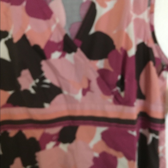 NWT Croft & Barrow Sleeveless Floral Dress 14P - Picture 5 of 7